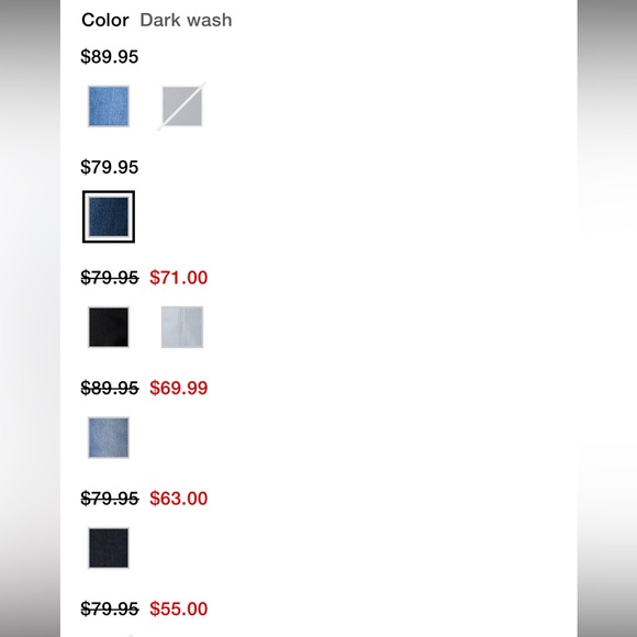 NWT GAP Stride High Rise Wide Leg Jeans in Dark Wash - Picture 5 of 5